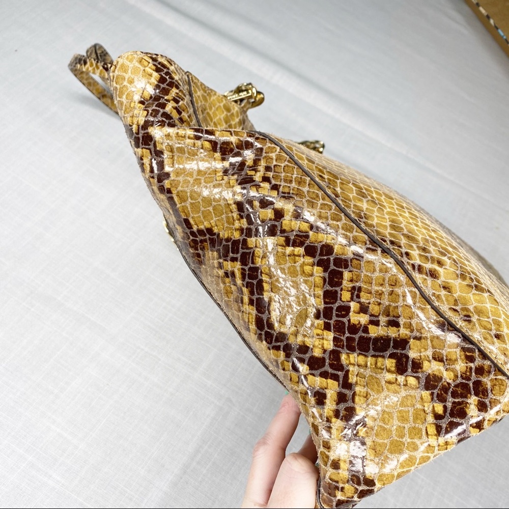 Michael Kors Medium Harper Python Embossed Tote - image 5